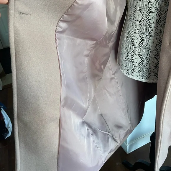 NWT 1X Joe Fresh Coat Jacket. Pinkish Maeve. One Button Closure. Pockets. - Picture 7 of 8